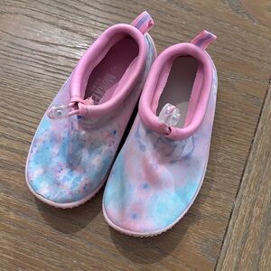 Vibrant Pink and Blue Kids Water Shoes
